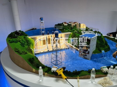 工控水利大坝沙盘